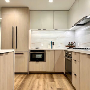 tủ bếp gỗ MDF phủ Melamine