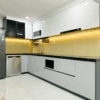 tủ bếp nhựa cánh Acrylic