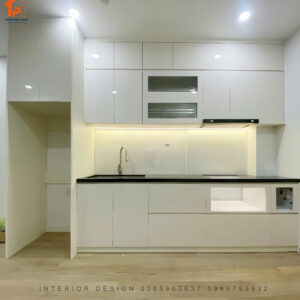 TỦ BẾP NHỰA CÁNH ACRYLIC