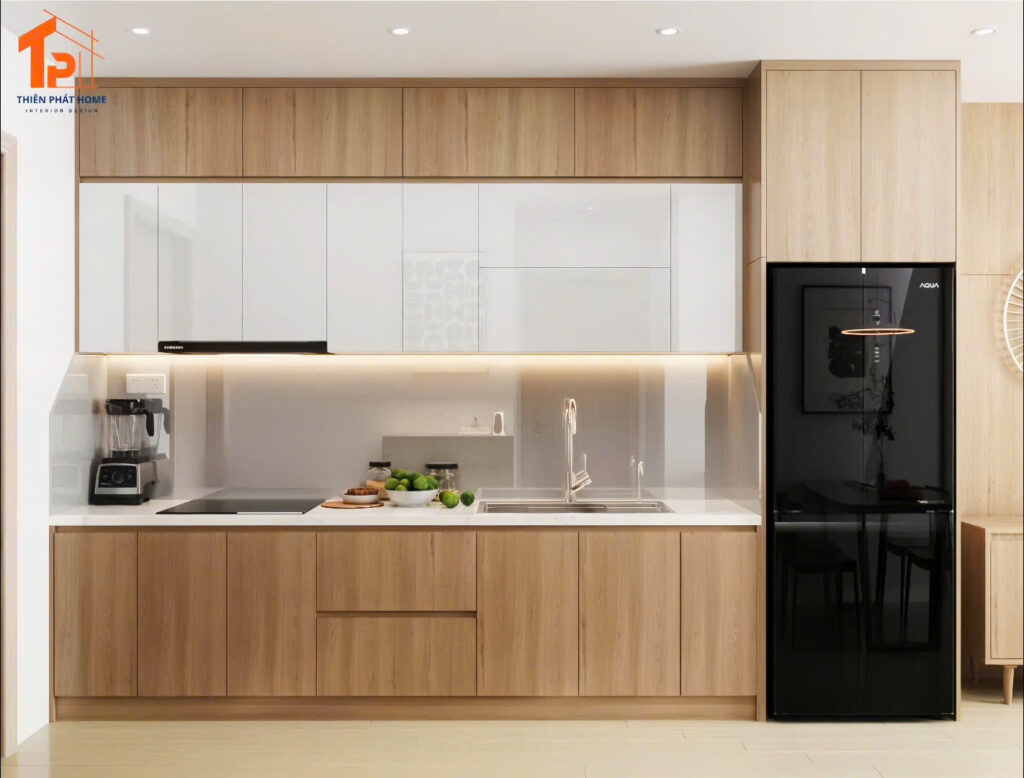 TỦ BẾP NHỰA PVC CÁNH ACRYLIC PM19
