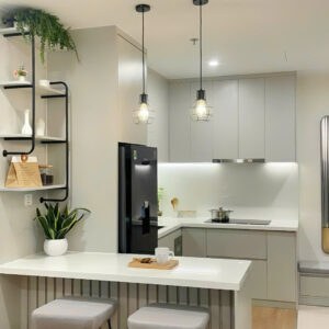 TỦ BẾP GỖ MDF PHỦ MELAMINE MD021