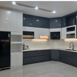 TỦ BẾP NHỰA PVC CÁNH ACRYLIC PM020