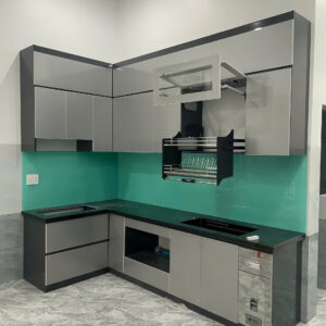 TỦ BẾP NHỰA PVC CÁNH phủ ACRYLIC PM021